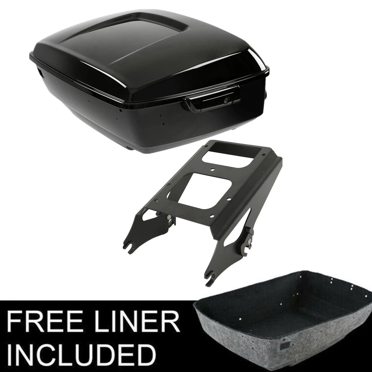 Trunk Latch & Mount Rack for Harley Touring (2009–2013)