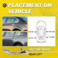 Exterior Door Handle for Honda Accord (2008–2012) Chrome Rear Left EV