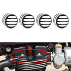 4x CNC Machined Head Bolt Cover Caps for Triumph T120 Thruxton (2016-2023)