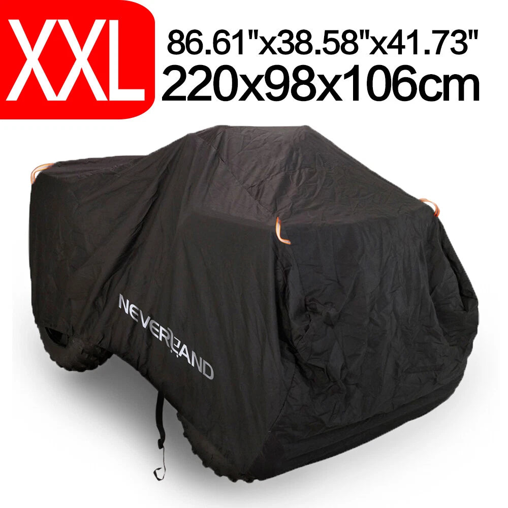 ATV Cover for Honda Suzuki (Waterproof, UV, Dust, Snow Protection)