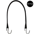 Set of 100 21" Natural Rubber Tarp Straps for Truck Trailer Tire Chains