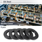 Set of 5 Oil Seal Rotary Shaft Seal 50x90x12mm Nitrile Rubber