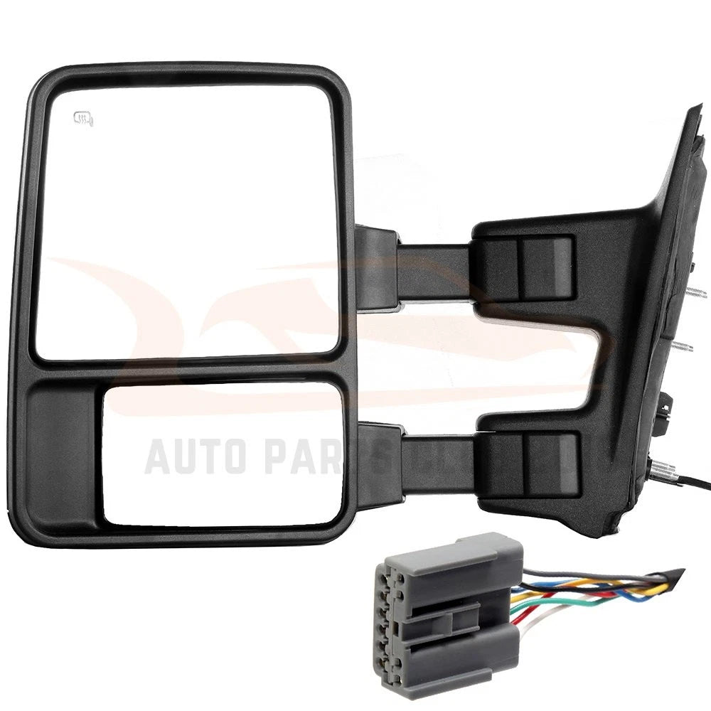 Pair Power Signal Smoke Heated Tow Mirrors for Ford F250-F550 (2003–2007)