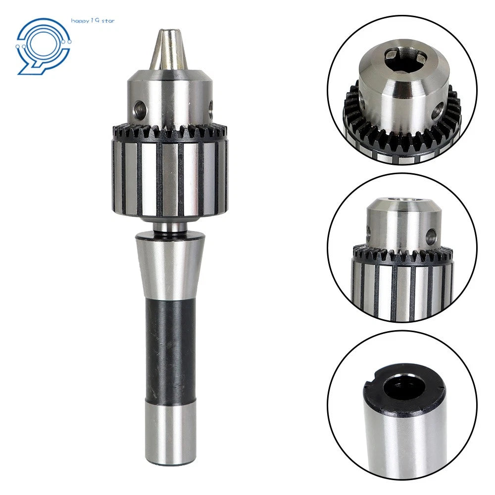 1/2 Inch Heavy Duty Drill Chuck with R8 Shank for Precision Applications