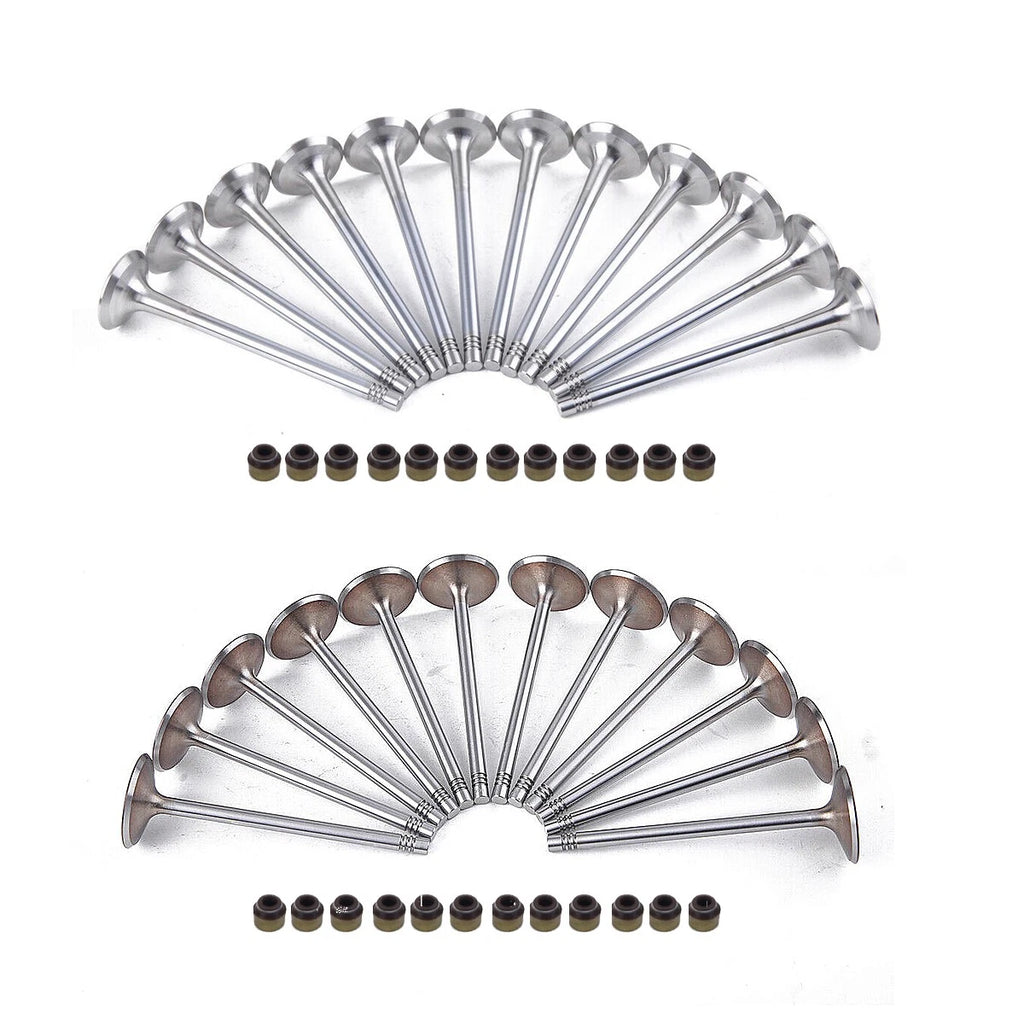 Set of 24 Intake & Exhaust Valves for VW Touareg Audi A4 A6 Q5
