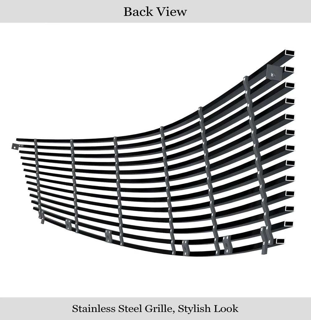 Billet Grille Insert for Cadillac SRX (2005-2009) Black Main Upper