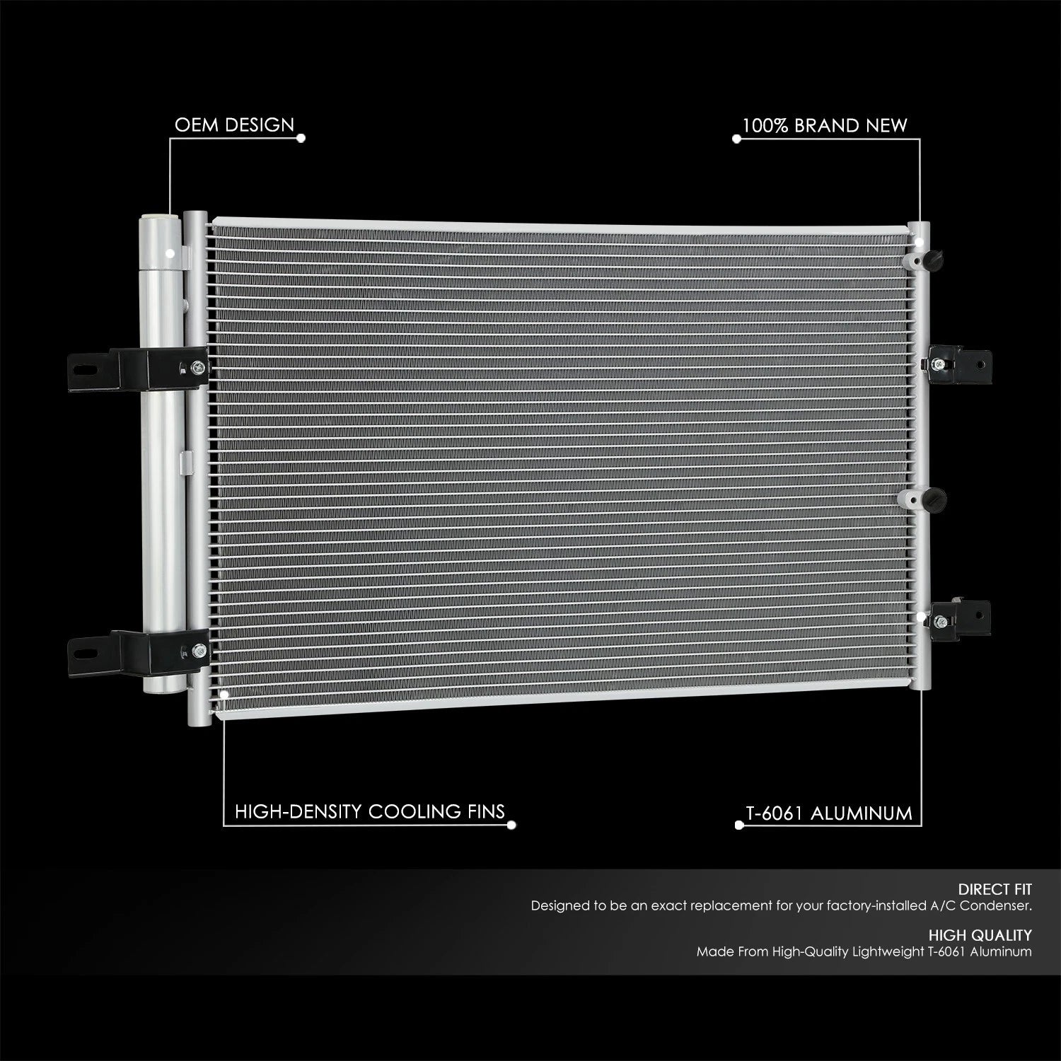 A/C Condenser for Ford Edge Lincoln MKX (2007–2010) FO3030214