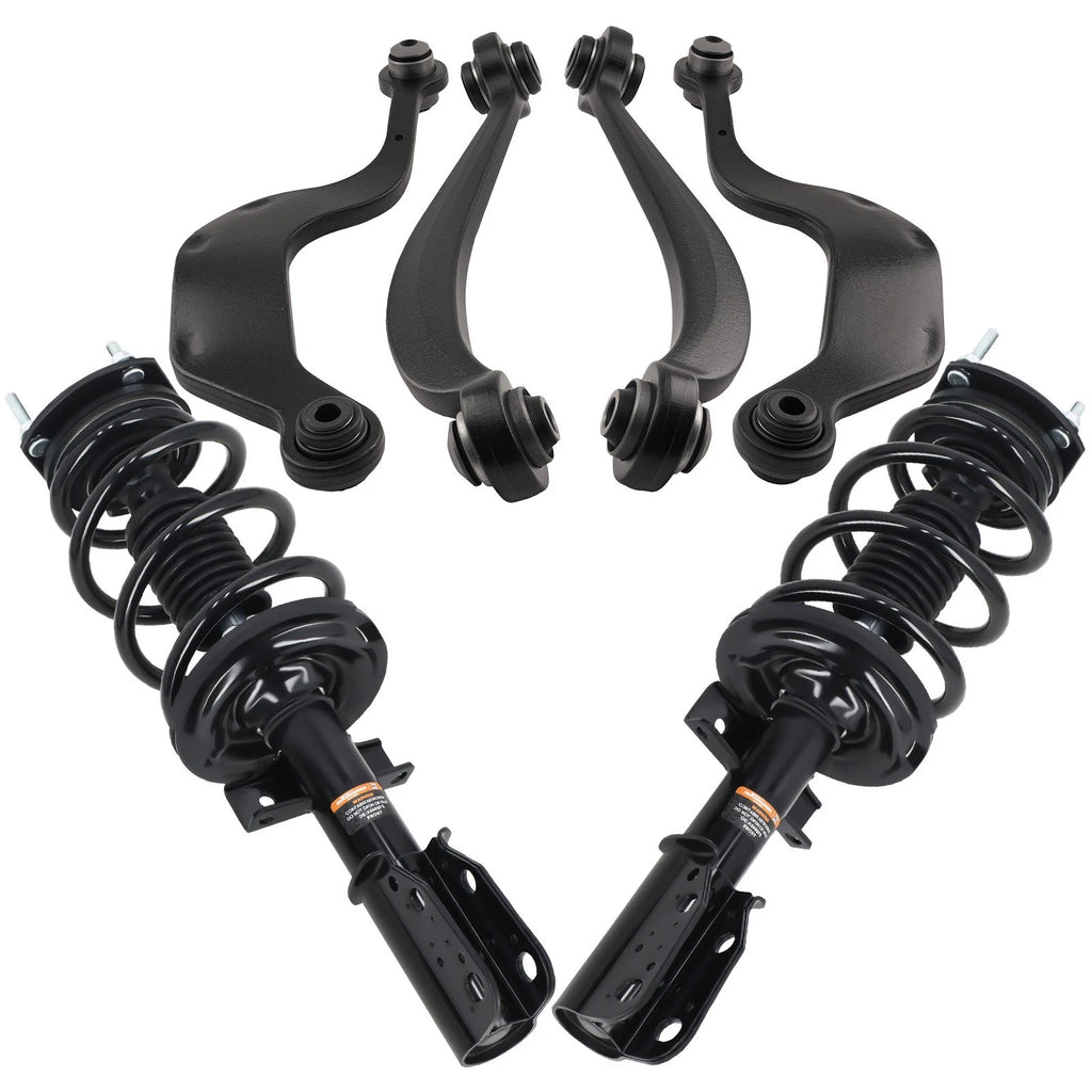 6PC Front Struts & Rear Upper Control Arm for GMC Acadia (2007–2016)