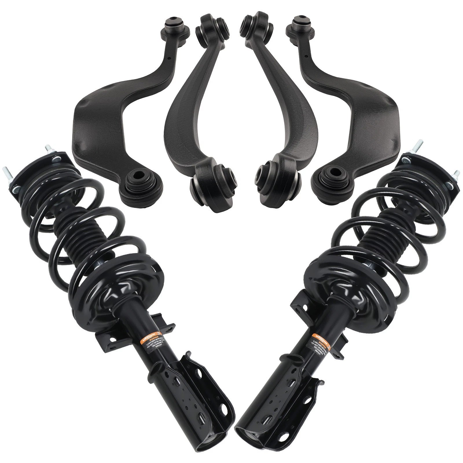 6PC Front Struts & Rear Upper Control Arm for GMC Acadia (2007–2016)