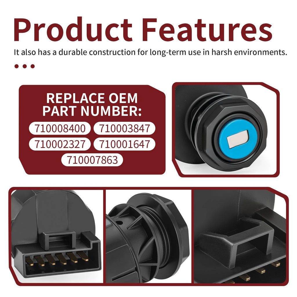 Ignition Key Switch for Can-Am Commander 800/800R, Maverick 1000/1000R (2011–2023)
