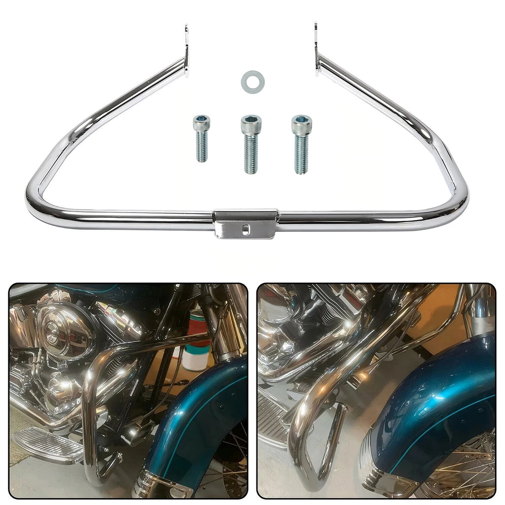 1 1/4" Engine Guard Highway Crash Bar for Harley Softail FatBoy (2000–2017)