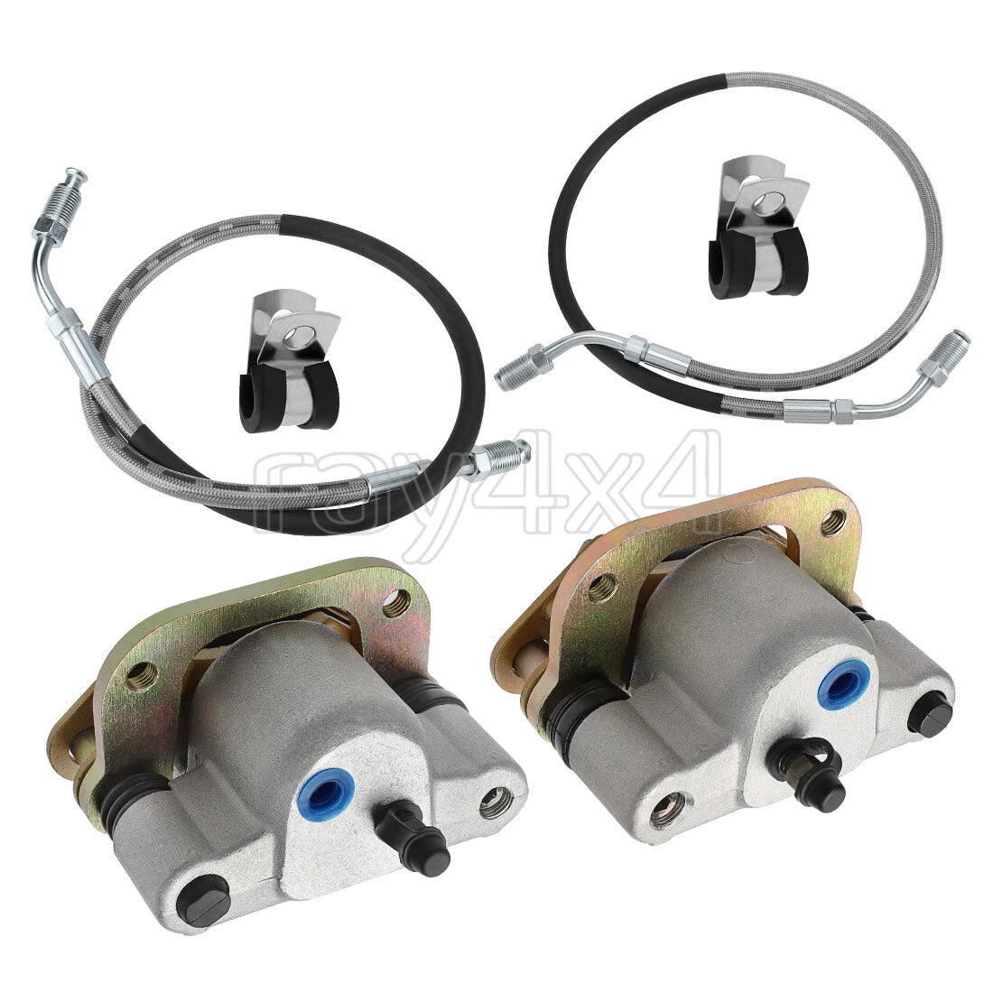 Front Brake Calipers & Hose Lines for Polaris Trail Blazer 250 (1991–1998)