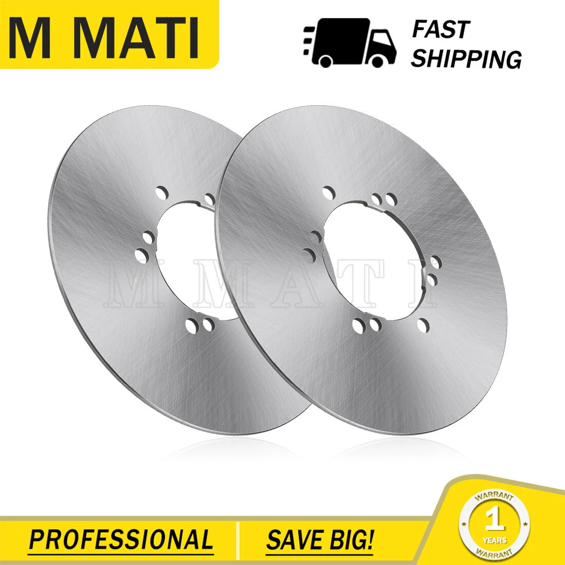 2Pcs Front Brake Disc Rotor for Polaris Magnum 425 4x4 6x6 (1995–1998)