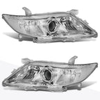 Projector Headlight for Toyota Camry (2010–2011) - Chrome Housing, Clear Lens
