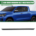 Front Left Door Window Belt Weatherstrip for Toyota Hilux (2005–2014) Black