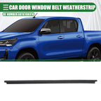 Front Left Door Window Belt Weatherstrip for Toyota Hilux (2005–2014) Black