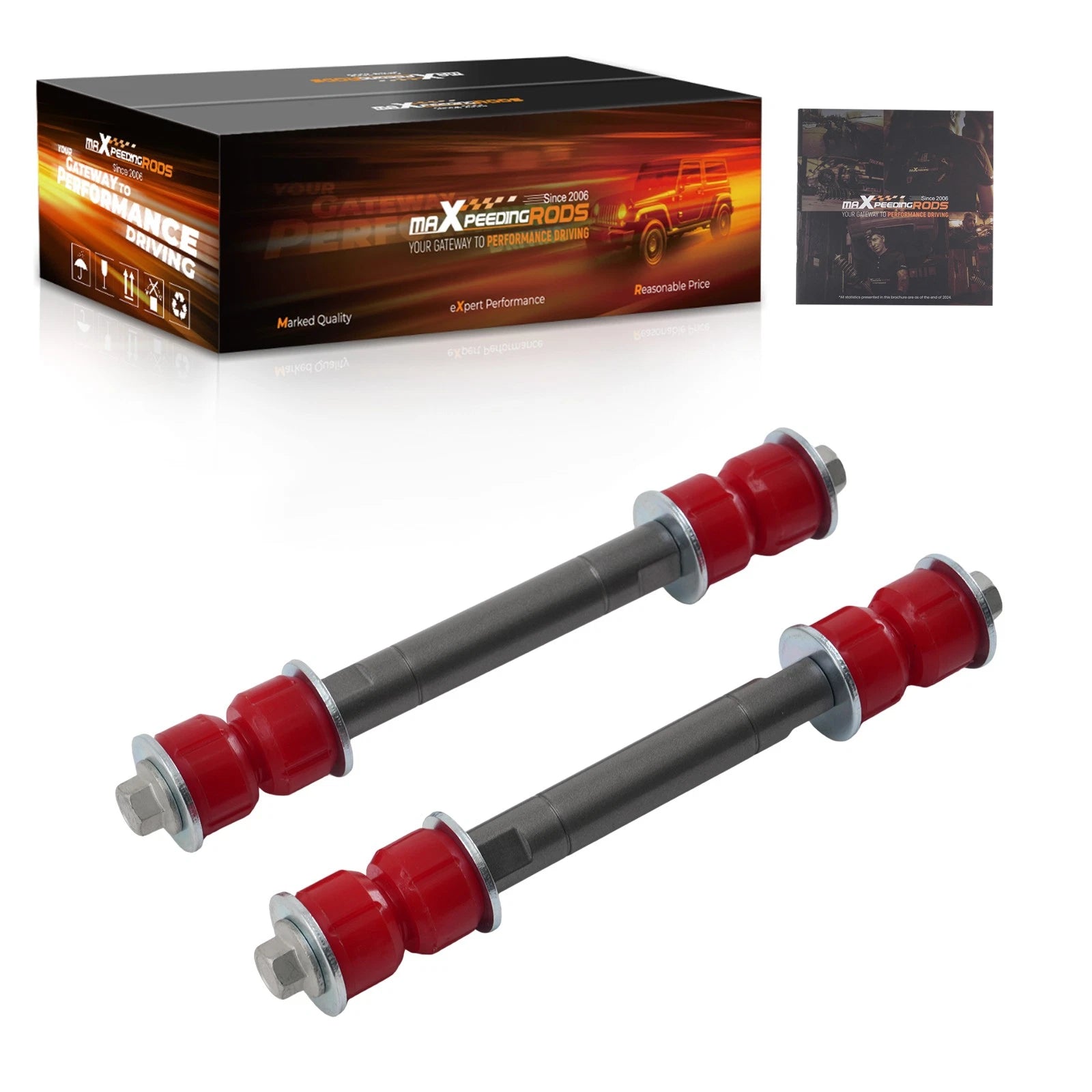 Front Sway Bar Link for Chevy Silverado Sierra 2500HD 3500HD (2001–2019) 0-3" Lift