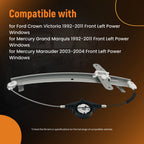 Electric Window Regulator Front Left for Mercury Grand Marquis (1992–2011)