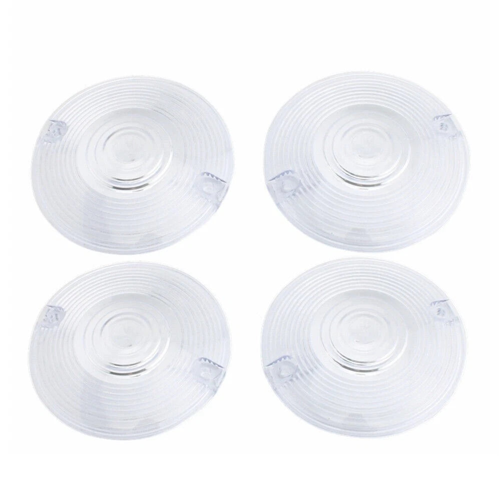 Set of 4 Turn Signal Light Indicator Cover Lens for Harley Davidson Electra Glide