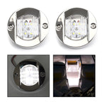 2X 12V 316 Stainless Marine Blue Underwater Light 6 LED for Boat