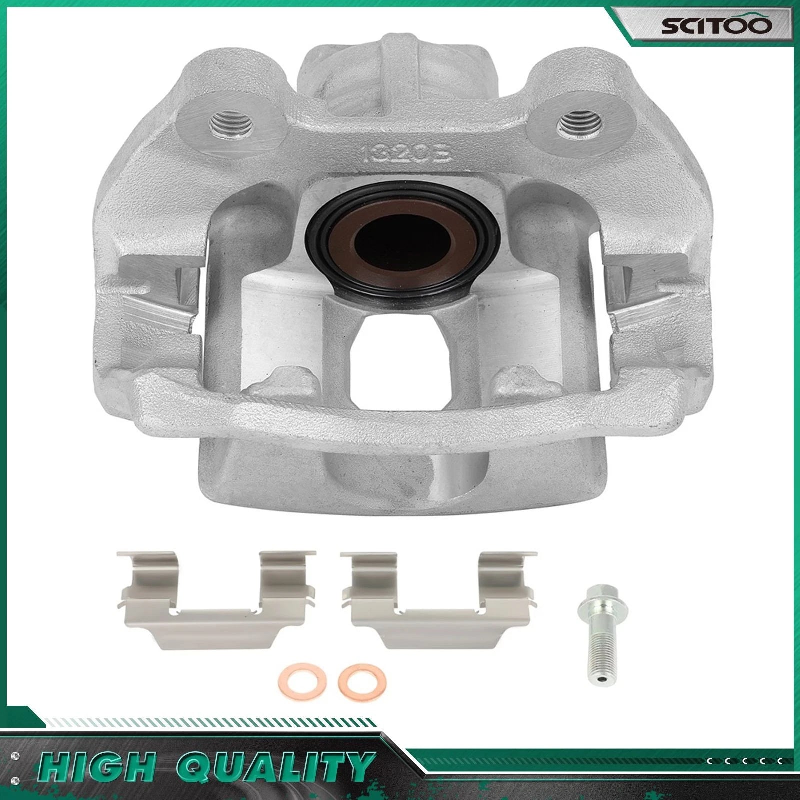 Rear Left Brake Caliper w/ Bracket for Cadillac XTS (2013–2019), GMC Acadia (2007–2016)