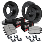 Set of 4 Brake Disc and Pad Kits for WHVH2 (Front & Rear)