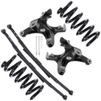 Set of 2 Front 4" Rear 4" Suspension Lowering Kit for Chevrolet C1500 (1988–1998)