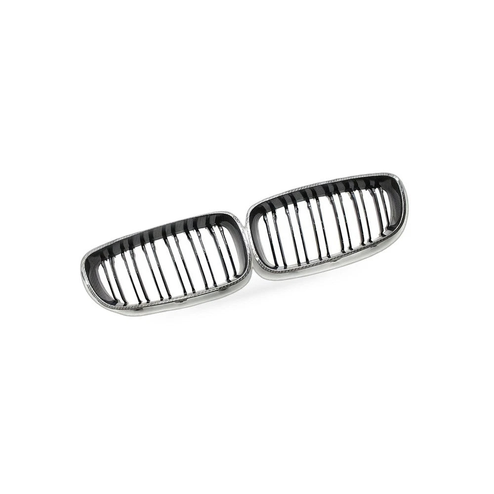 Carbon Gloss Black Dual Line Front Grille for BMW 3 GT F34 (2014–2017)