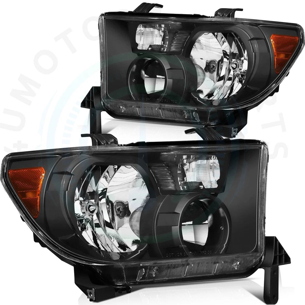 Pair Headlight Assembly for Toyota Sequoia (2008–2017)