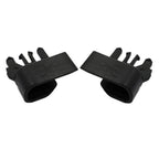Set of 2 Roller Blind Luggage Cover Clips Black for Audi A4 A6 (2010–2018)