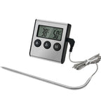 Digital Food Thermometer with Countdown Timer for Precision Monitoring