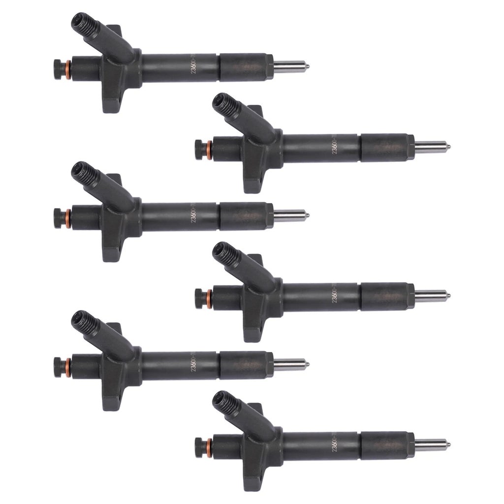 Set of 6 Fuel Injectors for Toyota Forklift (8F, 7F, 13Z, 2Z)