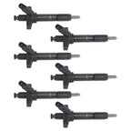 Set of 6 Fuel Injectors for Toyota Forklift (8F, 7F, 13Z, 2Z)