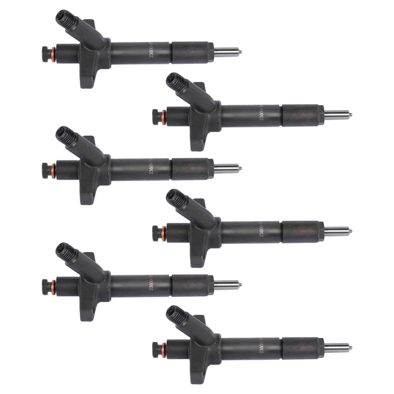 Set of 6 Fuel Injectors for Toyota Forklift (8F, 7F, 13Z, 2Z)