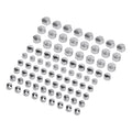 83PCS Engine Bolt Cover Cap Kit for Harley Davidson Twin Cam (1999–2017)