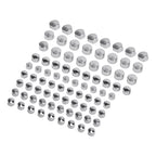 83PCS Engine Bolt Cover Cap Kit for Harley Davidson Twin Cam (1999–2017)