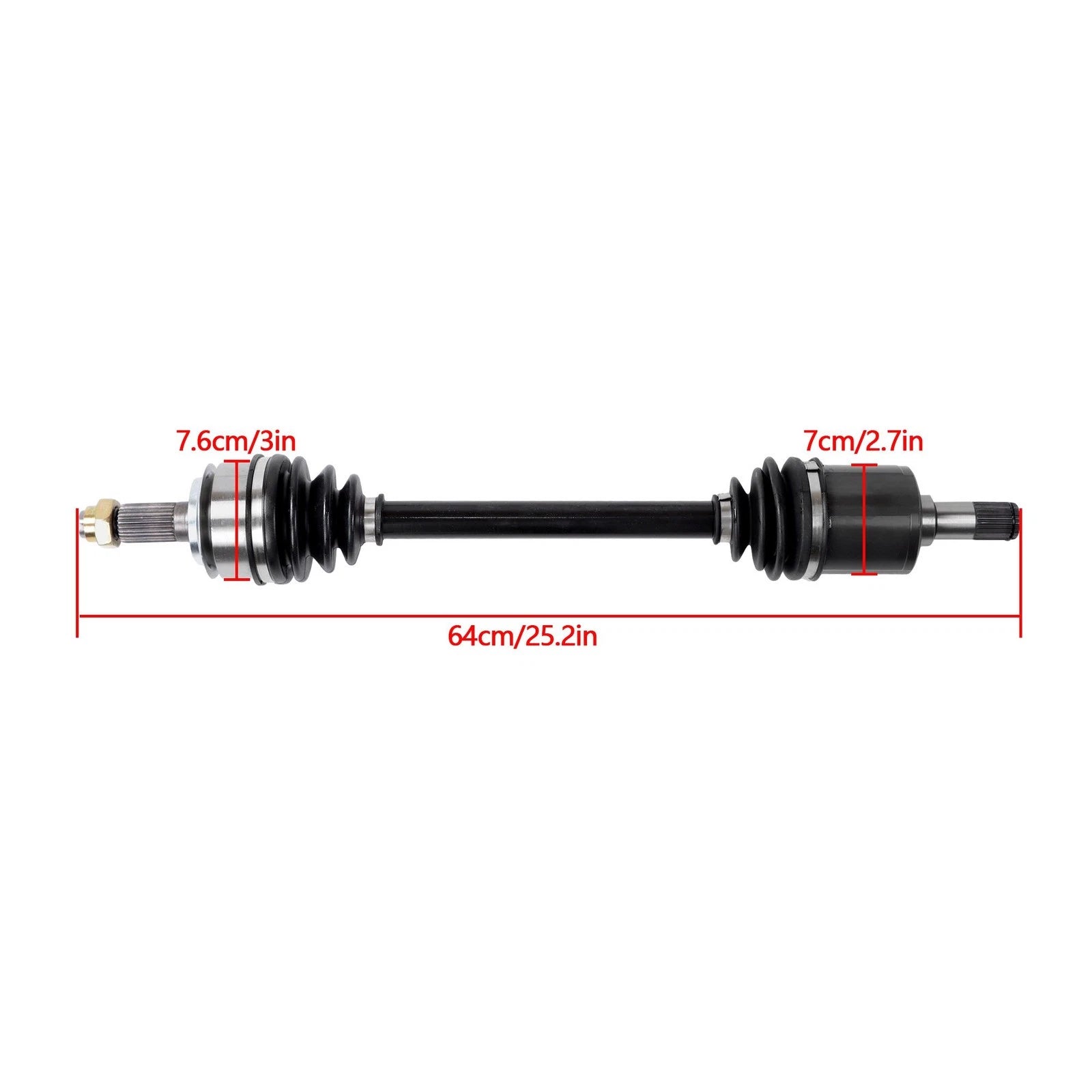Set of 2 CV Axle Assemblies for Honda Accord (2003â2007)