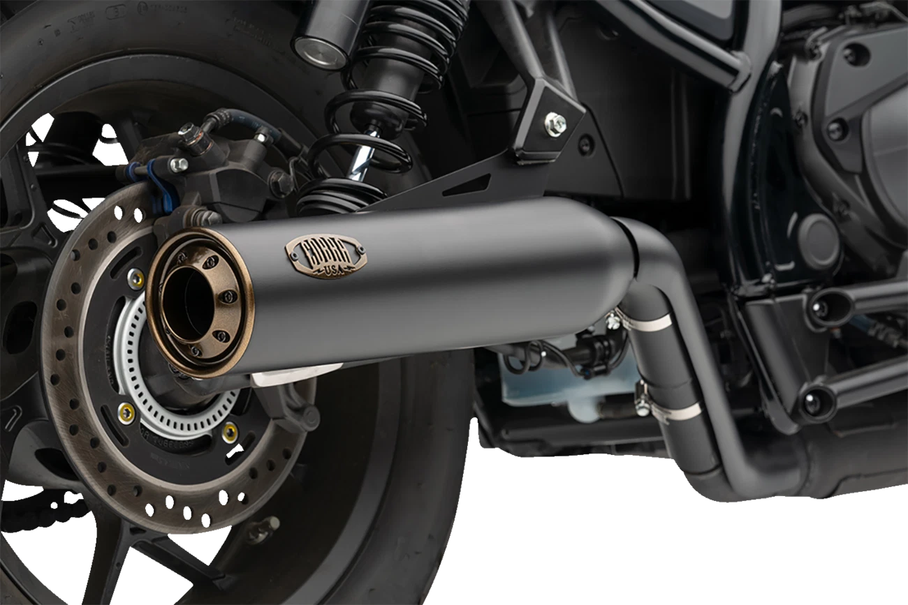 Cobra Slip-On Exhaust for Honda Rebel 1100 (2021–2025) 1140BZ Bronze Tip