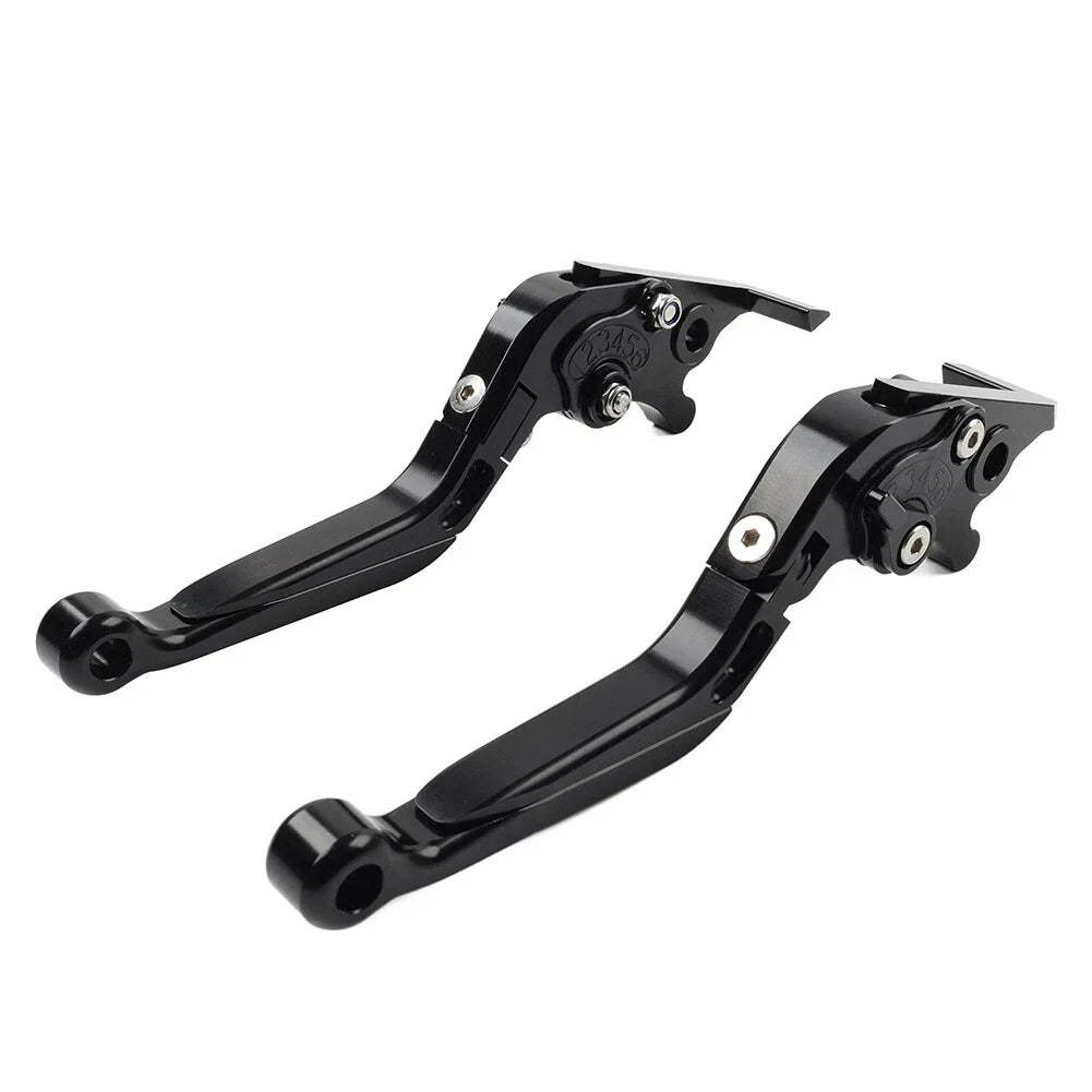 CNC Black Extendable Brake Clutch Levers for Ducati Monster (2001-2015)