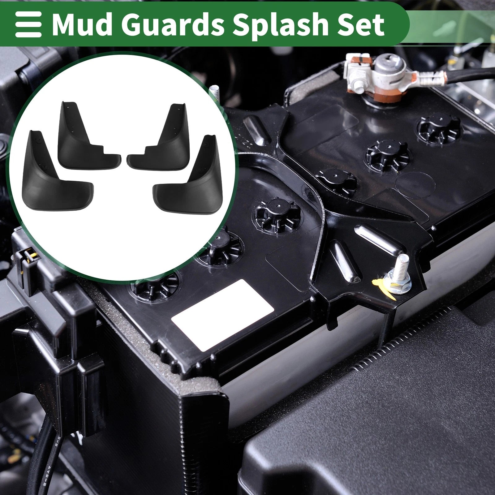 Mud Flaps Splash Guards for Buick Excelle (2004–2008) W/ Mount Accessories
