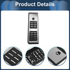 1 Pc Footrest Pedal Cover for Audi A5 (2014–2024) Silver Tone