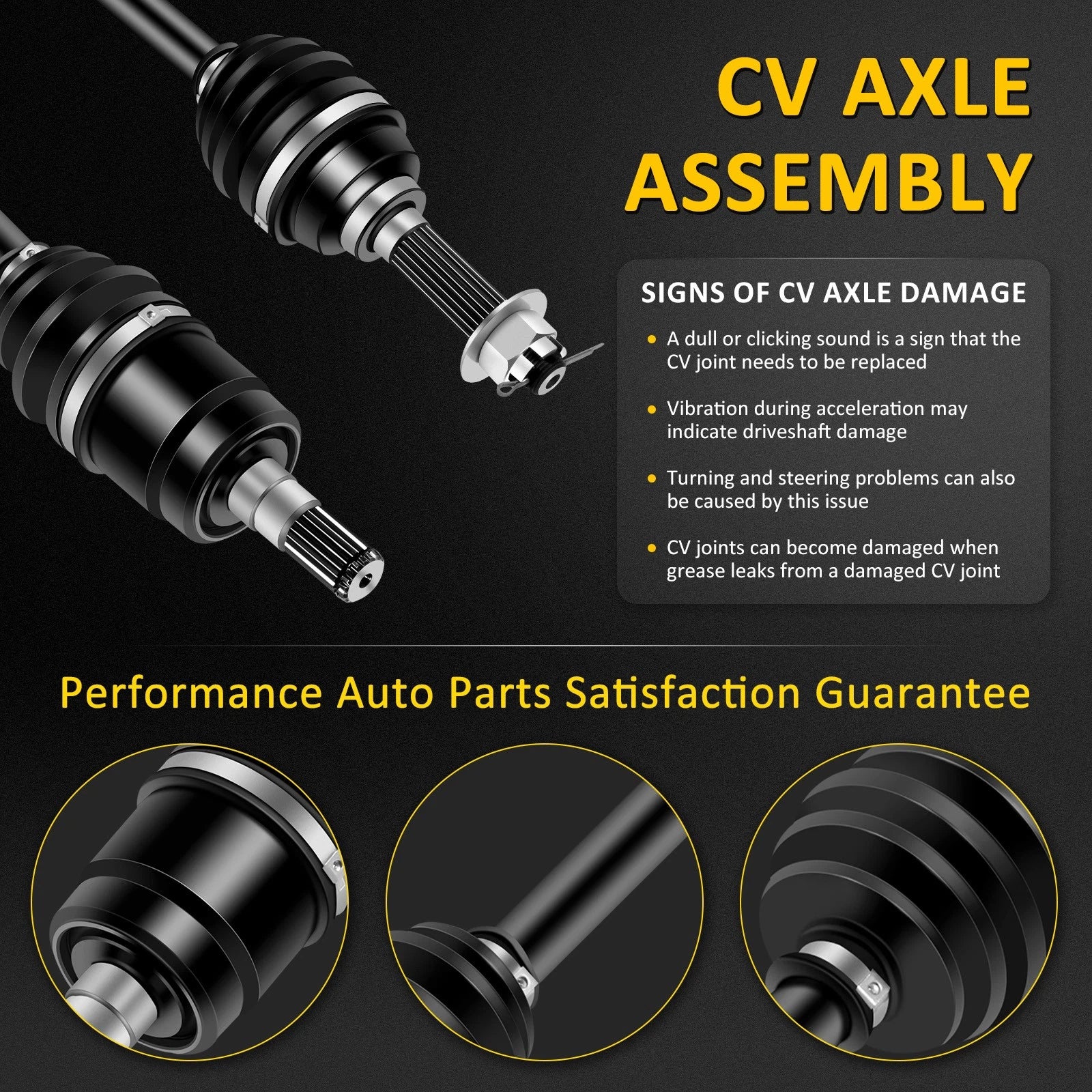 CV Joint Axle Shaft for Suzuki Vinson 500 (2003–2007)