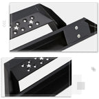 Rear Step Bumper Face Bar for Ford F-150 Fleetside (2004–2006) Black