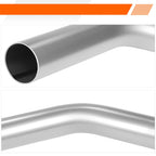 2" OD Mild Steel 45 Degree Slip Fit Exhaust Bend Pipe for Custom Applications