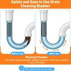 Drain Bladder Hose for Clogged Sewer Pipe Cleaning (1.5"-3")