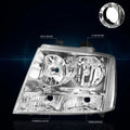 Chrome Housing Clear Corner Headlight Replacement for Suburban/Avalanche (2007–2014)