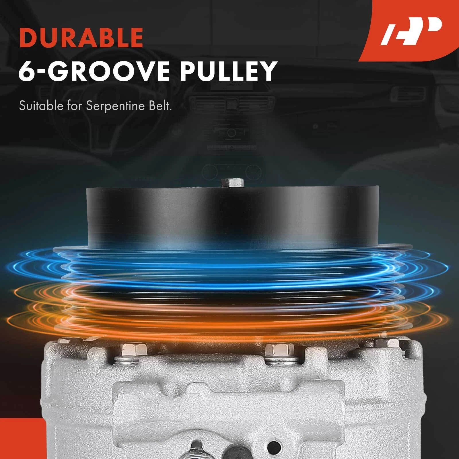 A/C Compressor with Clutch for Mercedes-Benz S450 S550 S560e (2018–2020)