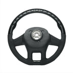 18 Inch YourGrip Leather Wood Steering Wheel for Peterbilt 579 (2012–2021)