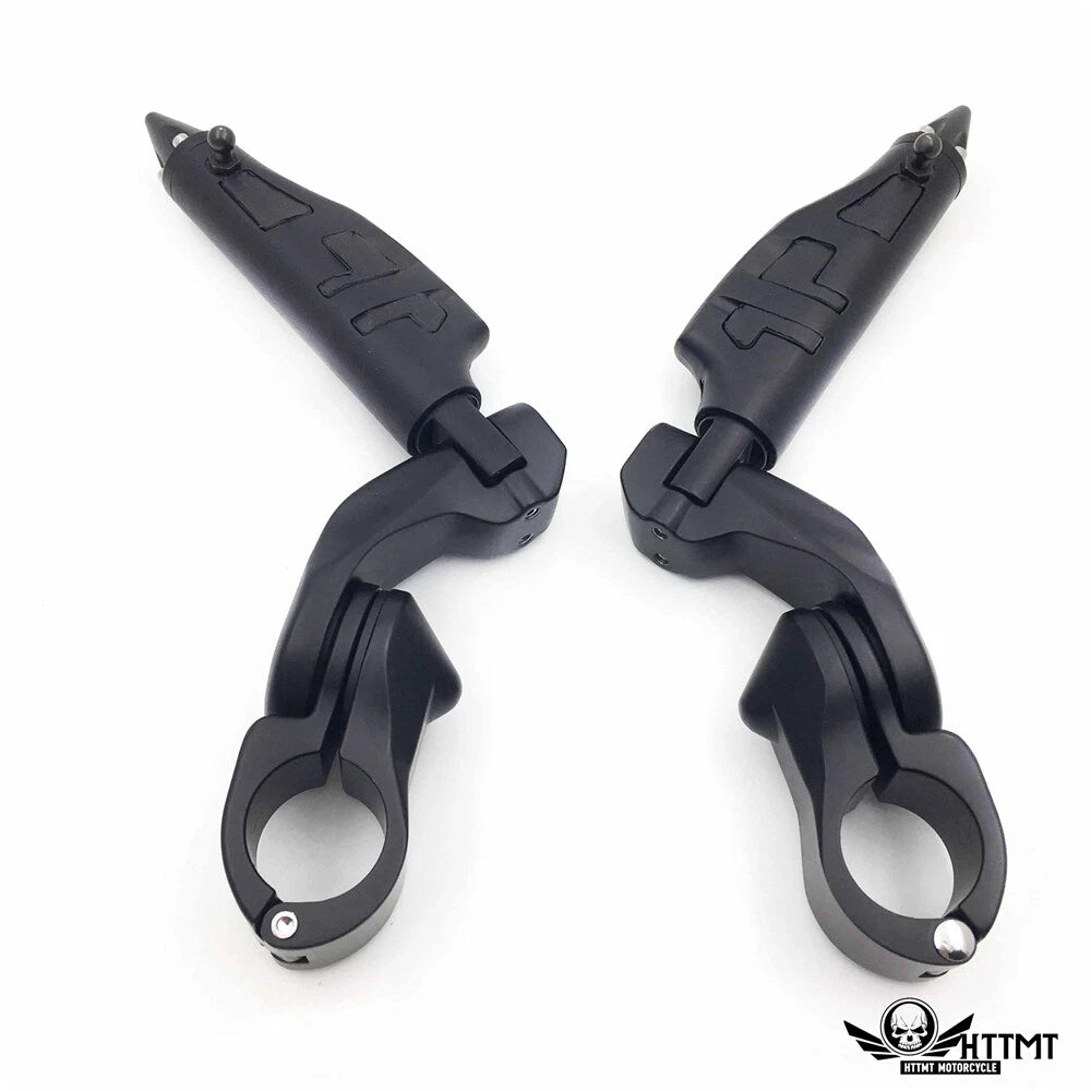 Stiletto 2.5" Black Foot Peg Kit for Harley Iron 883 (2011–2020)