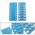 21 Inch & 17 Metric Thread Checker Bolt and Nut Identifier Gauge